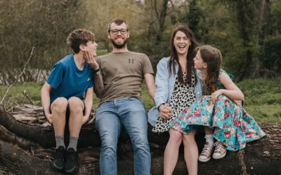 Family photography fun at Hall Farm Hotel – Becky & Benn