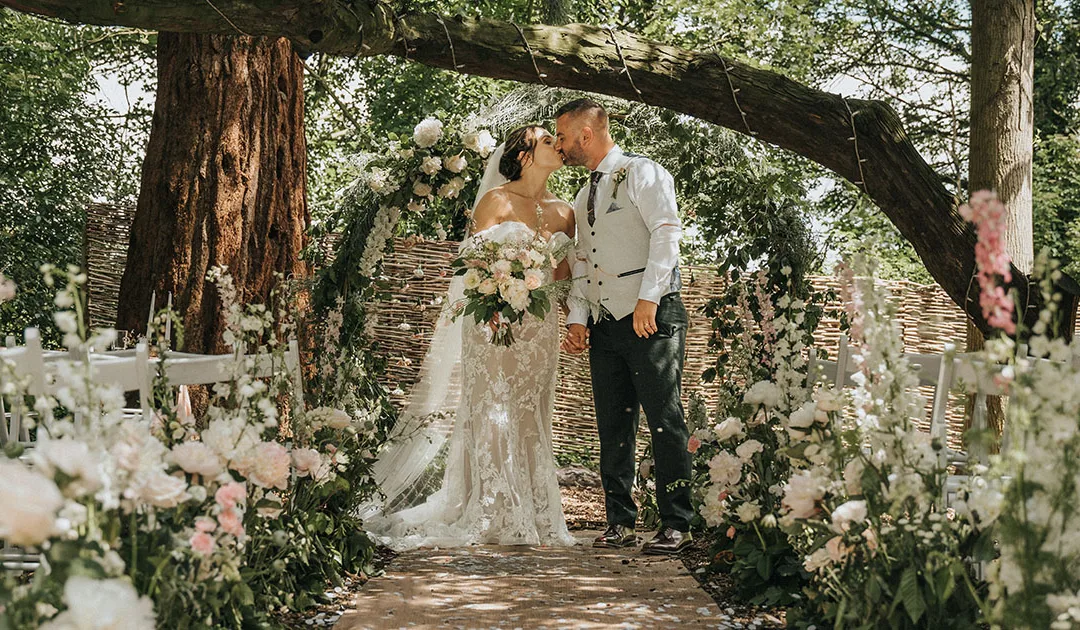 Beautiful Woodland Hirst Priory Wedding – Claire & John