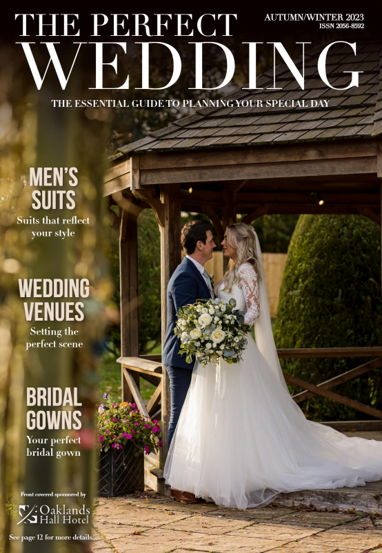 The stunning cover of The Perfect Wedding magazine featuring the mesmerizing work of a talented wedding photographer.