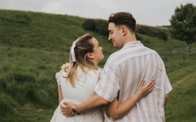 A Light & Bright Engagement Photoshoot at Irby Dales Wood – Emily & Mike