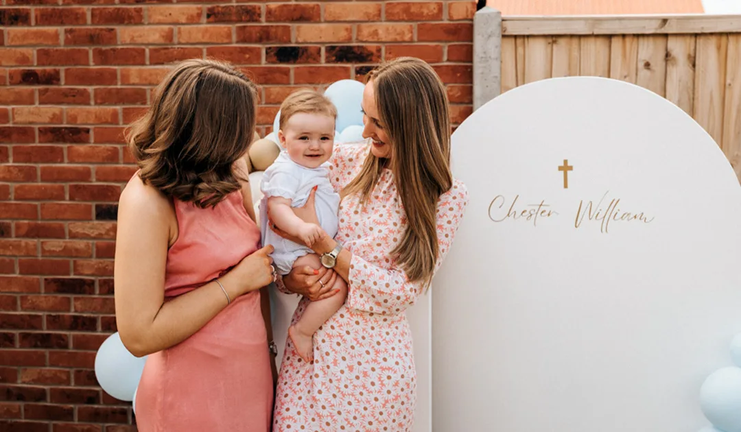 Chester’s Christening at All Saints Church, Waltham