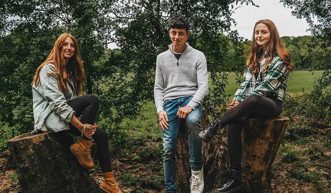 Family Photoshoot in Weelsby Woods with Kelly & Her Teens