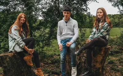 Family Photoshoot in Weelsby Woods with Kelly & Her Teens